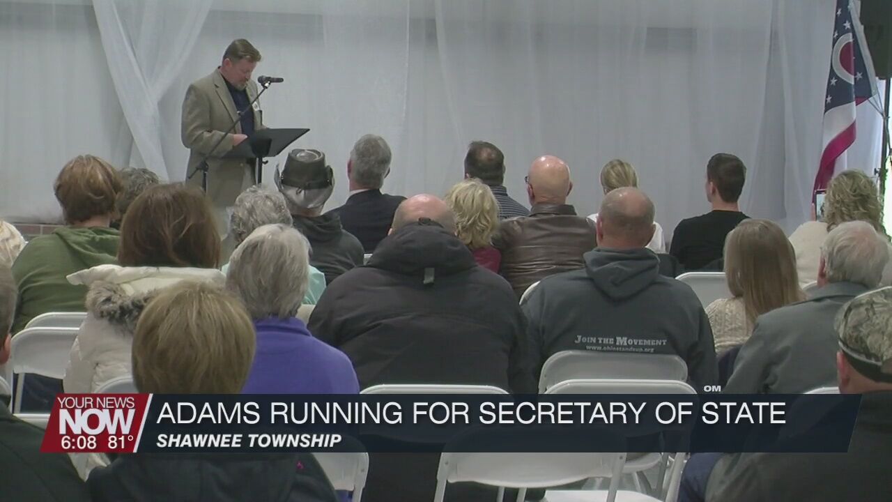 Adams challenging LaRose for Secretary of State in May 3rd primary election